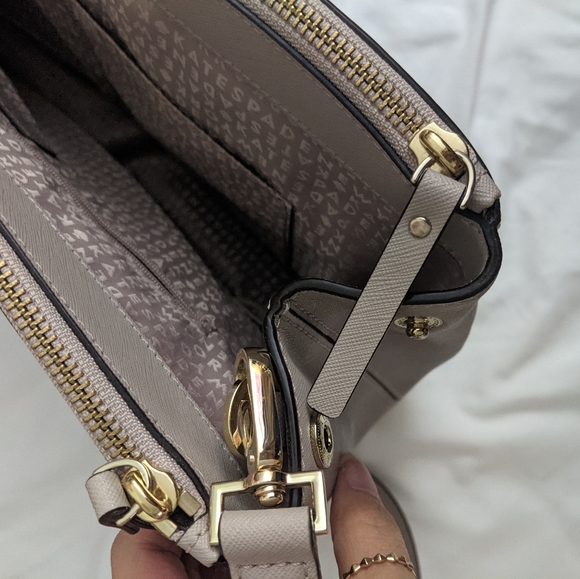 Kate Spade Saffiano Double zipper Satchel - Picture 6 of 7